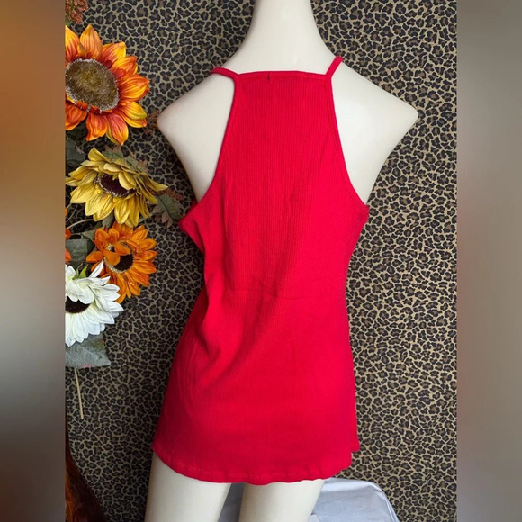 🌻5/$25🌻AMBIANCE Red High Neck Racer Back PLUS SIZE Tank Top NWOT | 2XL | - Picture 5 of 6